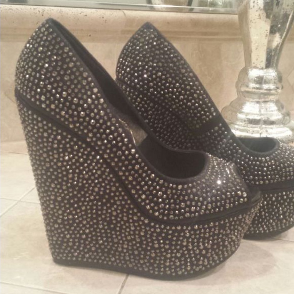 Bling women’s wedge